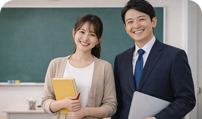 スクール運営のお客様の写真